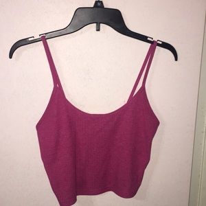 Pink crop top
